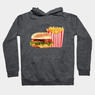 50s Burger and Chips ! Hoodie